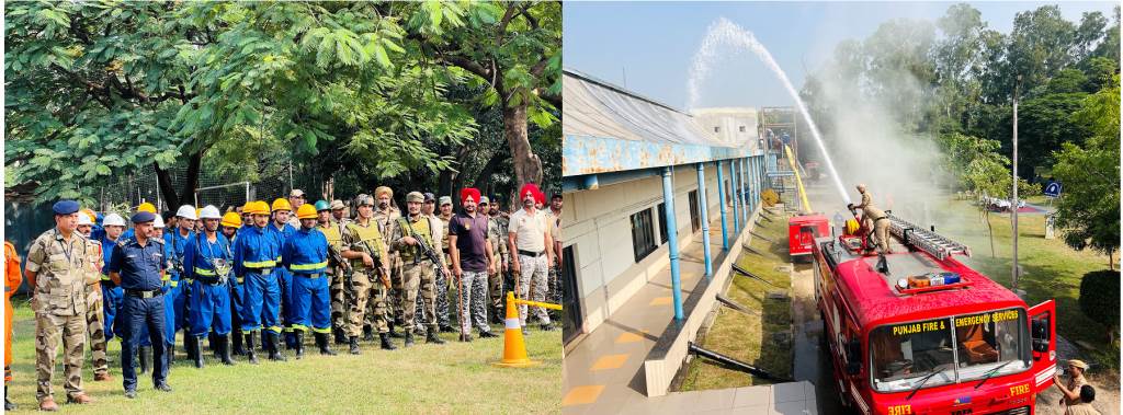 Joint Mock Disaster Exercise Conducted at SCL Mohali to Strengthen Fire Safety Preparedness